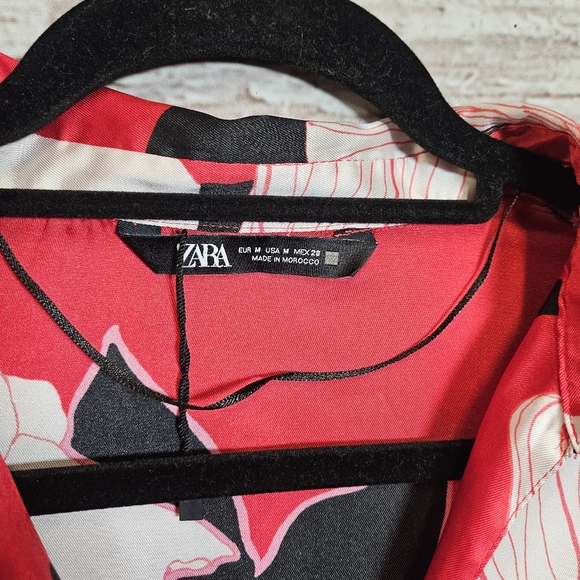 Zara kimono floral blouse - Picture 8 of 14